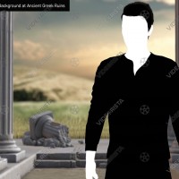 Ancient Greek Columns Scenery - Virtual Set